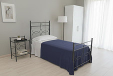 Letto singolo in ferro battuto