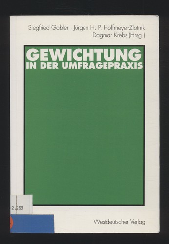 Gewichtung der - gewichtung,