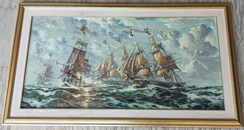 Quadro olio tela - su,