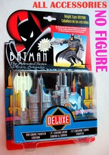 KENNER BATMAN THE ANIMATED SERIES POWER VISION ALL ACCESSORIES (MINT) WITH CARD