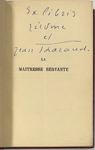 Tharaud jérôme jean la - tharaud., et
