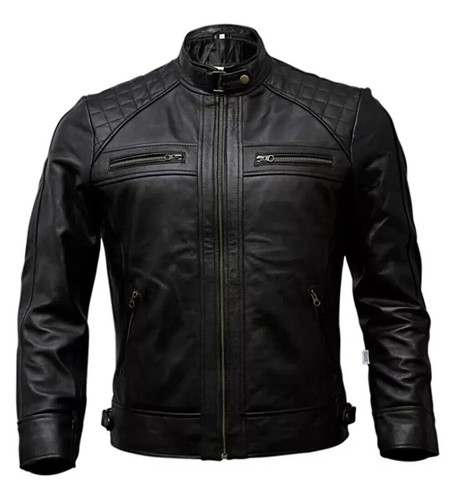 Giacca pelle uomo - , racer