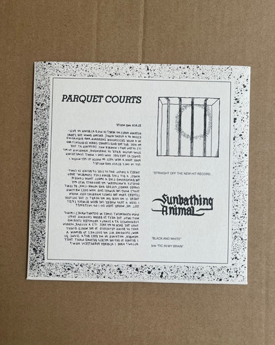 Parquet courts black and - parquet,