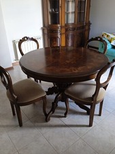 Tavolo Allungabile Anni 80 e 6 Sedie