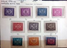 ITALY REPUBBLICA 1955-66 SEGNATASSE STELLE CON 8 LIRE NUOVI - 10 STAMPS NEW**