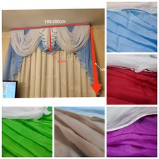 2  mantovane /tende, colore