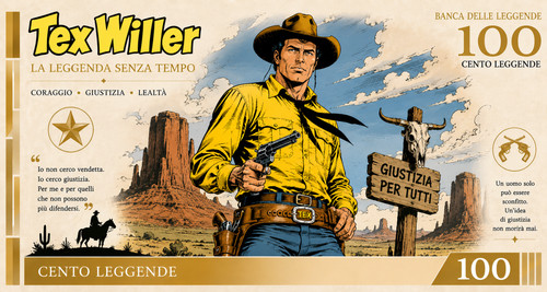 Tex willer fumetti banconota - tex,