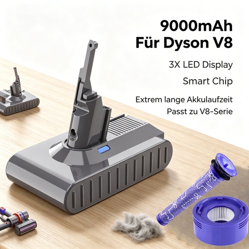 Batteria 9000 mah per dyson - batteria,