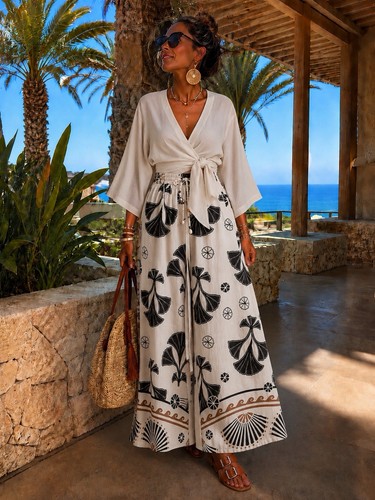 Pantalone donna estivo - , largo