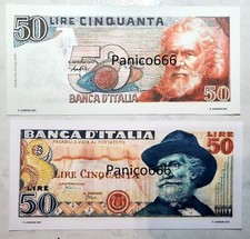 50 LIRE PESANTI GIOSUE’ CARDUCCI + 50 LIRE PESANTI GIUSEPPE VERDI (2 COPIE)