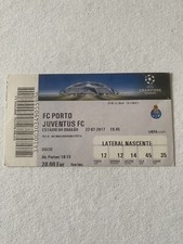 Biglietto Calcio Porto-juventus Champions 2017 (Inghilterra,italia,germania,belgio)