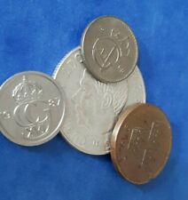 SET LOTTO MONETE SVEZIA CON UNA 1 Krona KORONA  ANNO 1966 SVEDESE IN ARGENTO 