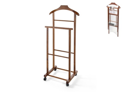 Indossatore legno con ruote - indossatore, in