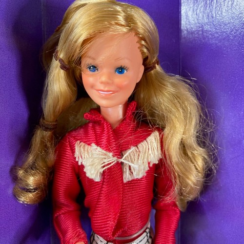 Skipper western mattel - skipper, 10"