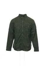 Camicia sportiva Converse nera tela da uomo con maniche a linguetta e bottoni (piccola, verde) $98
