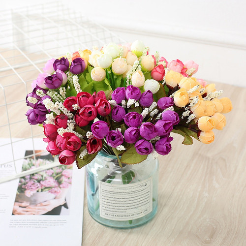 Bouquet rose seta - bouquet, di