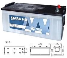 BATTERIA TRATTORE CAMION 185Ah