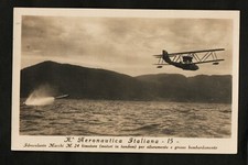 CARTOLINA - R. AERONAUTICA ITALIANA - 16 -IDROVOLANTE MACCHI  M.24 BIMOTORE(
