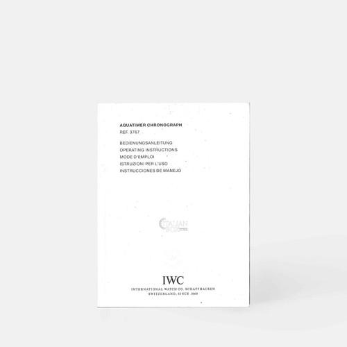 Iwc booklet aquatimer - iwc,
