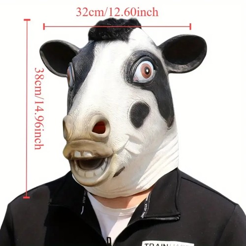Maschera mucca lattice - 🐮🎭maschera,