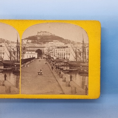Naples stereoview c1870 - stereoview,