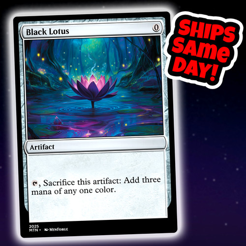 Black lotus carta - black,