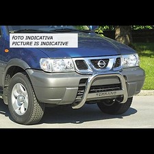 Bull Bar protezione anteriore inox lucido 60mm Nissan Terrano 1997-1999