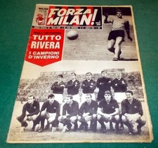 FORZA MILAN n. 51 "TUTTO RIVERA" I Campioni d'Inverno del Gennaio 1968