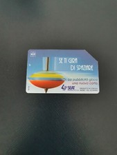 SCHEDA TELEFONICA VARIANTE OCR PICCOLO SE TI GIRA DI SPAZIARE USATA G 332C