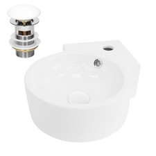 Lavabo bagno angolare con