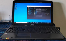 NOTEBOOK Acer 5735 15,4" T6400 2ghz 3gb ram 500hd win 10 trial