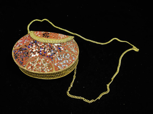 Pochette borsa etnica metallo - pochette,