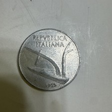 Moneta Italia 10 Dieci Lire
