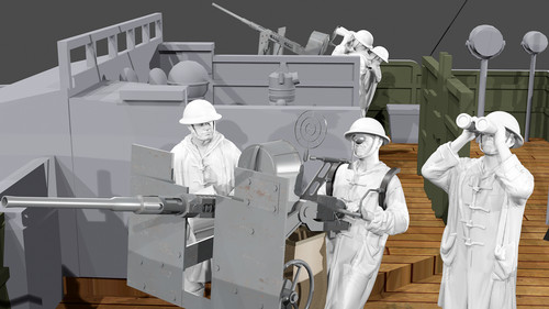 Wwii royal navy oerlikon - royal,