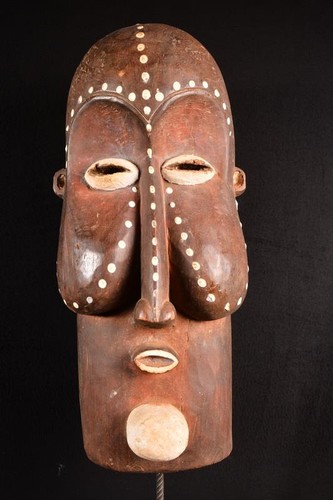 Maschera africana grande bembe - maschera,
