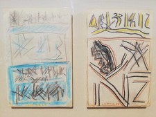 RICCARDO LICATA: n. 2 Pastelli su Carta, Firmati, Datati, Archiviati. STUPENDI.