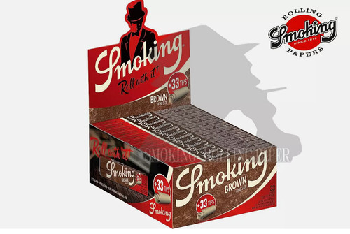 Cartine smoking marrone lunghe - smoking,