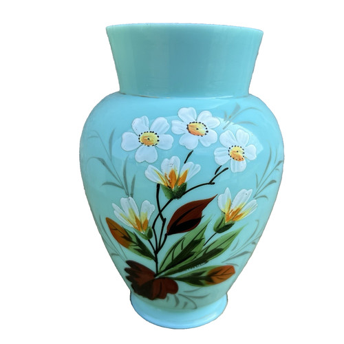 Petit vase turquoise ancien - , en
