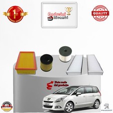KIT TAGLIANDO 4 FILTRI PEUGEOT 5008 2.0 HDI 110KW 150CV DAL 2009 ->