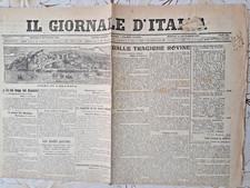 1905  "PIZZO DI CALABRIA -IL TERREMOTO DI CALABRIA " sul GIORNALE D'ITALIA VEDI