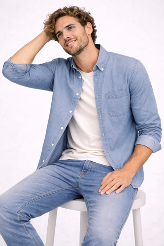 Camicia jeans uomo - only, &