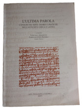 L'ULTIMA PAROLA-L'ANALISI DEI