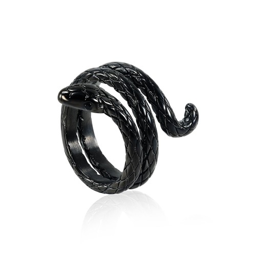 Snake rings stainless - rings, steel