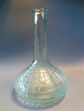 Bottiglia in vetro trasparente lavorato decanter vintage