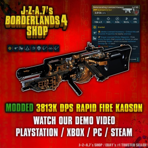 Borderlands modded 3813k - 4✨,
