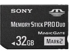 Scheda Memory Stick 32GB Mark2