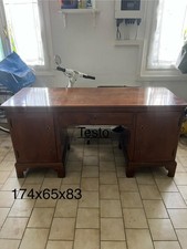 ANTICO SCRITTOIO  EPOCA 1900 SCRIVANIA LEGNO