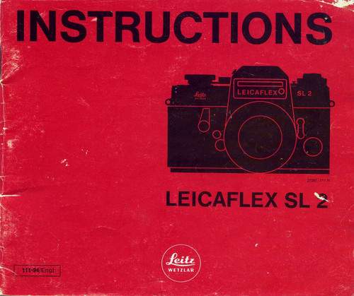 Leica leicaflex sl2 fotocamera - leicaflex,