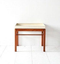 MidCentury Portafiori scandinavo vintage in teak, design scandinavo vintage, 60s