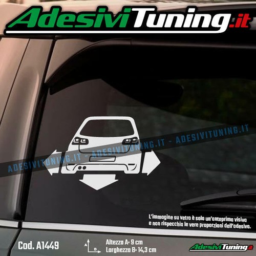 Adesivo down out - adesivo, gti